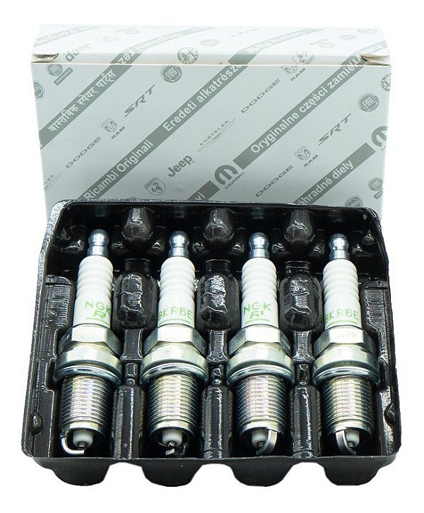 Jogo vela ignição original Uno Palio Strada Doblo Fire BKR6E 46480362