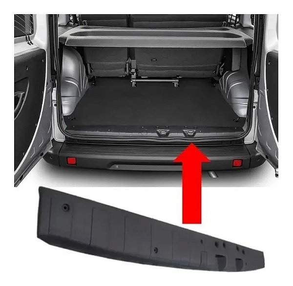 Acabamento original soleira porta malas Doblo 2010 A 2020 735619883