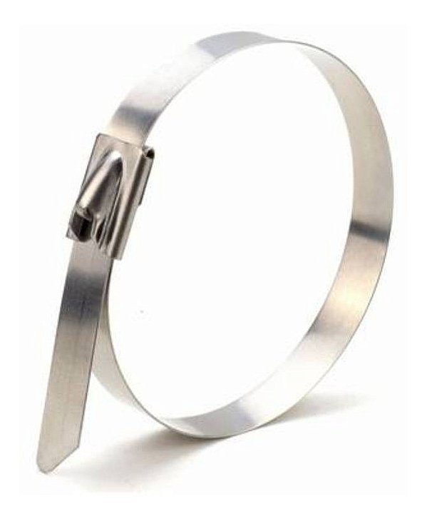 Kit 10 Abraçadeiras Aço Inox 67 Centimetros X 8 Milimetros