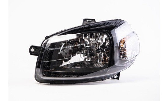 Farol Esquerdo Mascara Negra Fiat Novo Uno 2012 Original 51897843