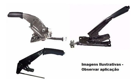 Alavanca Do Freio De Mão Fiat Tipo Botão Cromado