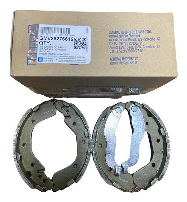 Sapata Freio Traseiro Jogo Gm Onix Novo Prisma 2020/2020 26276619