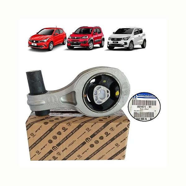 Coxim Traseiro do Câmbio Fiat Uno Mobi Argo 3 cilindros Original 52149712