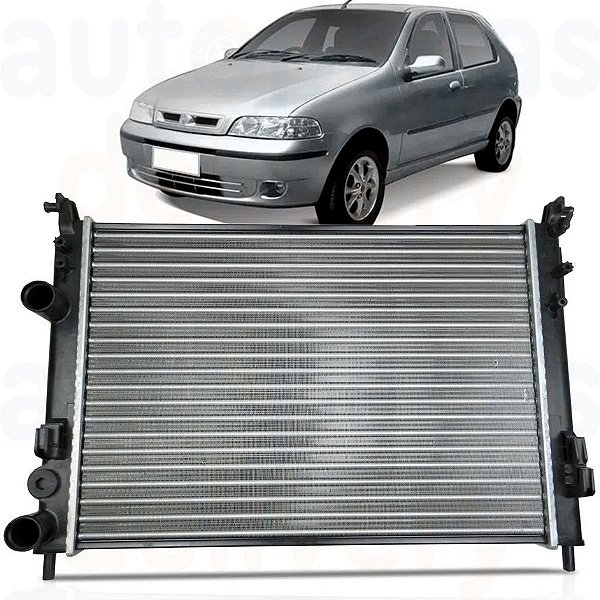 Radiador Fiat Fire Palio Idea Siena Strada 2001 a 2012 Sem Ar Original