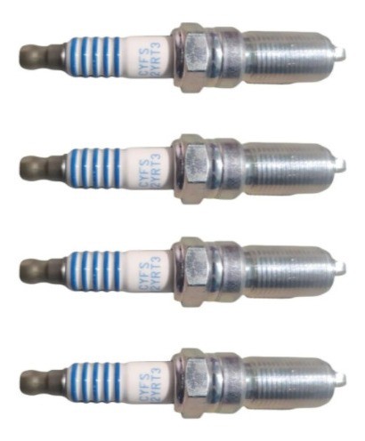 Jogo 4 Velas Ignição Ford Edge 3.5 Bronco 2.0 2020 Original CYFS12YRT3