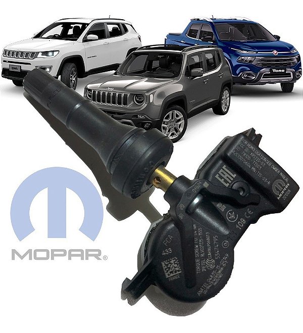 Sensor pressão pneu tpms Fiat Toro Jeep Renegade Compass original 53474795