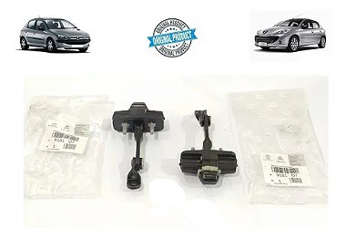 Par Limitador Porta Dianteira Peugeot 207 206 Original 9181q7