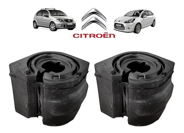 Kit Bucha Original Barra Estabilizadora Citroen C3 Até 2012