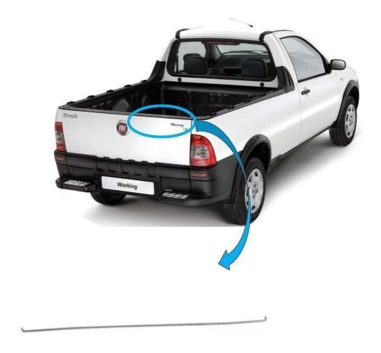 Haste Direita Fechadura Traseira Strada 1996 2006 Original