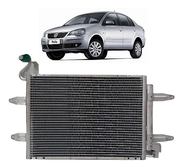 Condensador Do Ar Condicionado Polo 2002 Ate 2012 650121