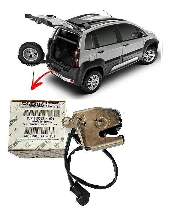 Trava Eletrica Estepe Fiat Idea Adventure 1.8 2006 a 2016 Original 51769593