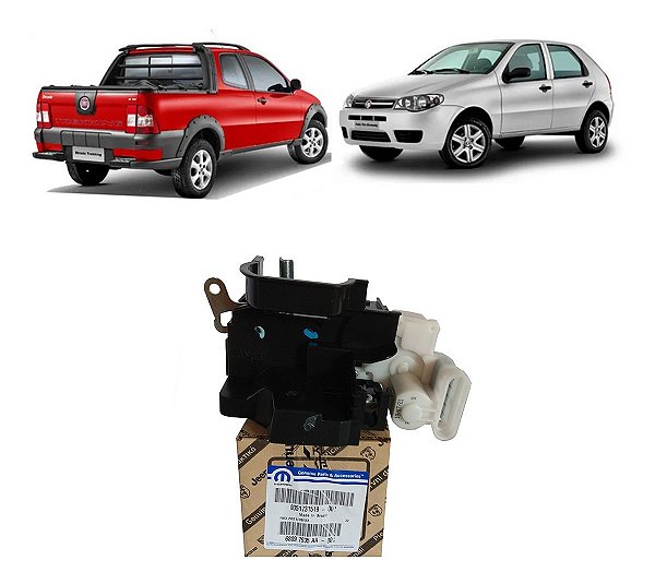 Fechadura Porta Dianteira Strada 2011 2012 2013 Mopar 51731519