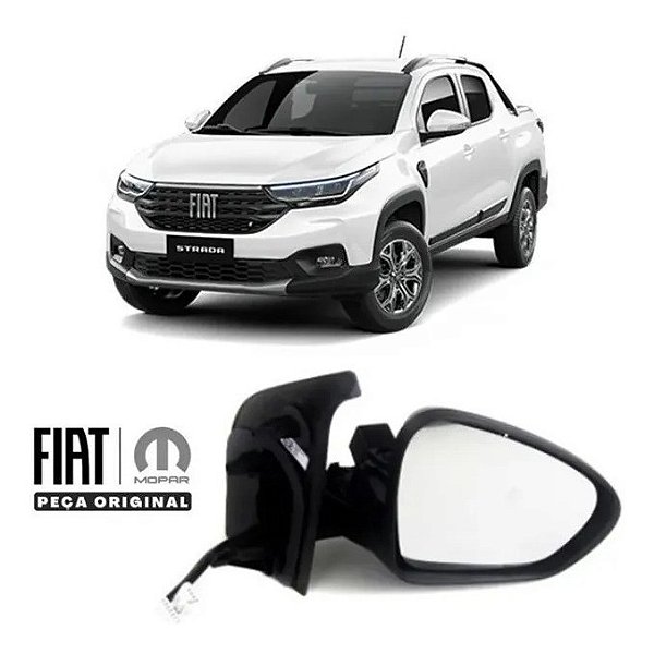 Retrovisor Eletrico Direito Nova Strada 2021 Original Fiat 100259410