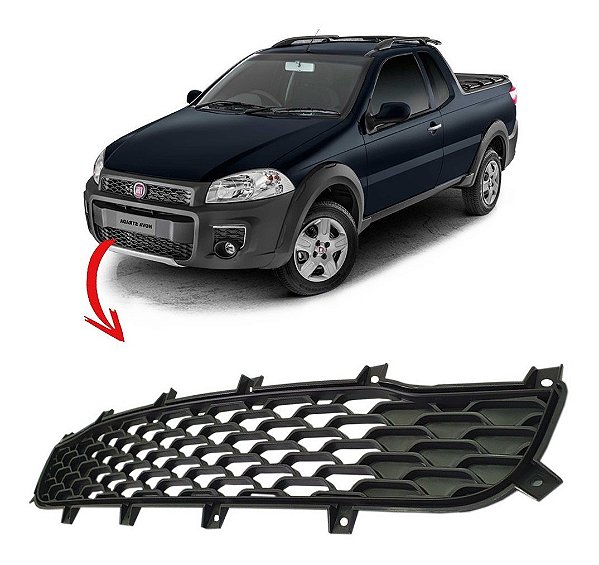 Grade Inferior Fiat Strada Fase 4 2014-2018 Original +brinde