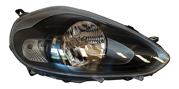 Farol Direito Cinza Canhão Preto Punto T-jet 2013.. Original