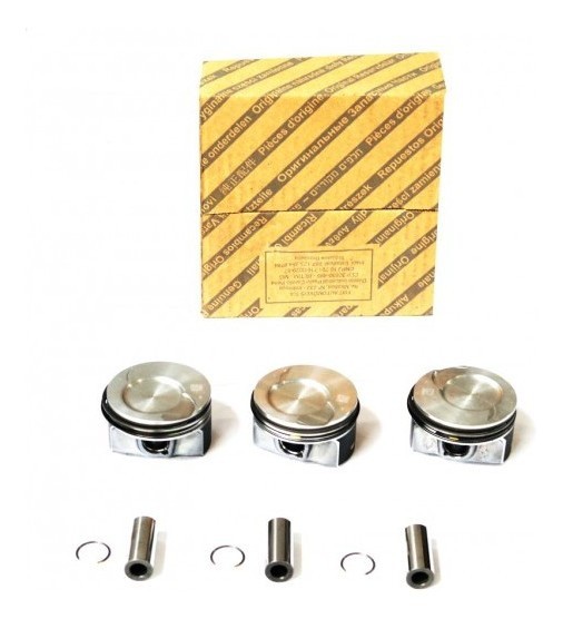 Jg 3 Pistões Com Aneis Fiat Mobi 1.0 6v Firefly 2017 A 2021