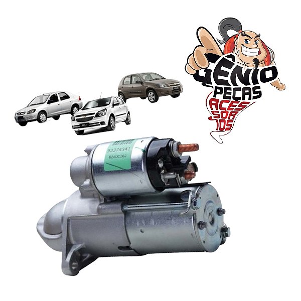 Motor De Partida Gm Novo Corsa 1.4 Celta Agile 93374341