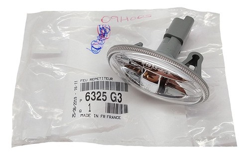 Lanterna Pisca Seta Paralama Peugeot 206 207 Citroen C3 PSA 6325G3