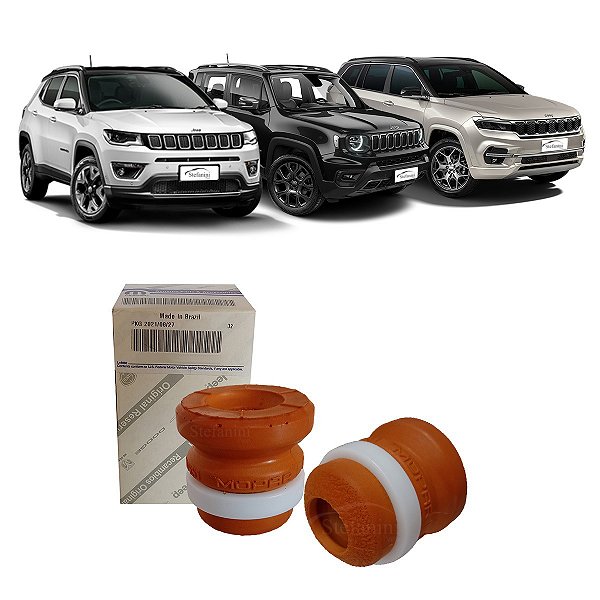 Par Batentes Amortecedor Dianteiro Jeep Compass Renegade Tração 4x4 4wd Original 51941991