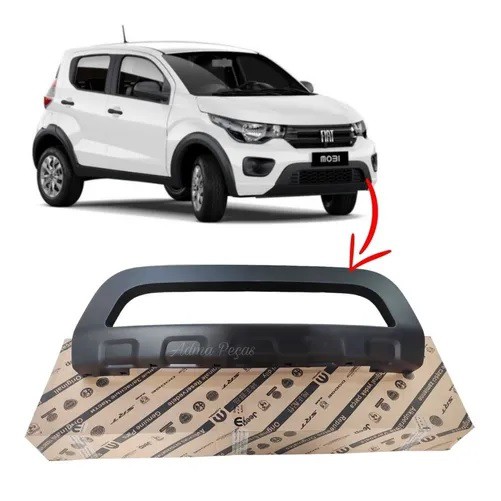 Moldura inferior parachoque dianteiro Mobi 2021 2022 2023 100250194