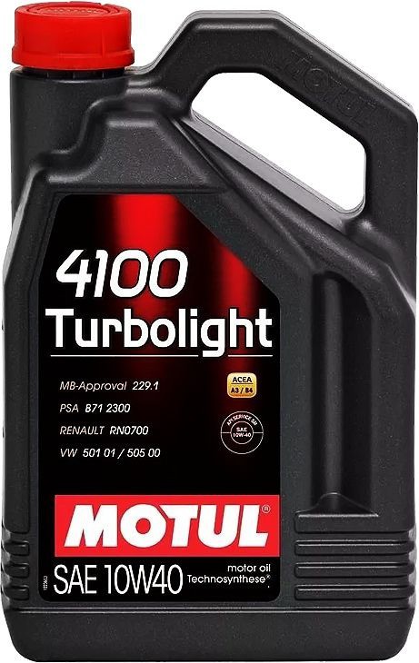Motul 4100 Turbolight 10w40 Semi Sintético Galão 4 Litros