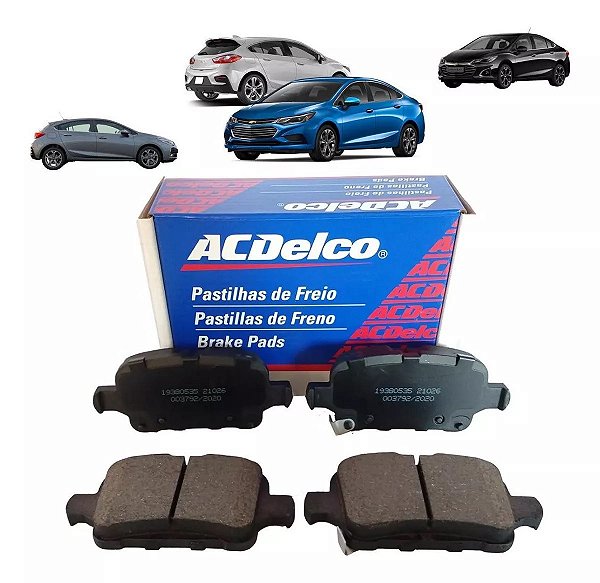Jogo pastilha freio traseiro Cruze novo 1.4 Turbo 2017  2023