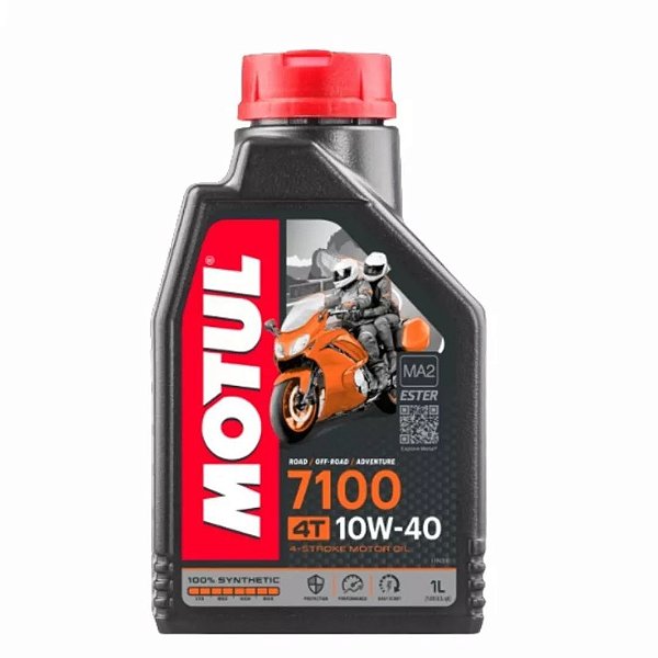 Óleo Para Motor De Moto Motul 7100 10w40 4t 1l