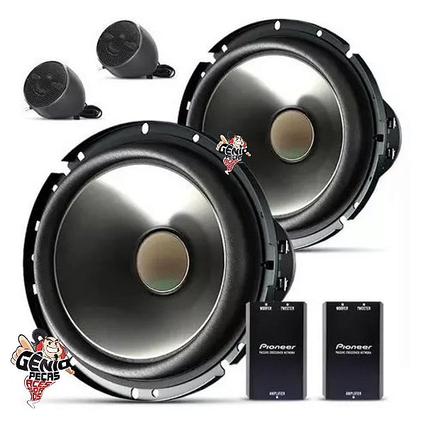 Alto Falante 6 Polegada Pioneer Kit Duas Vias Ts-c170br