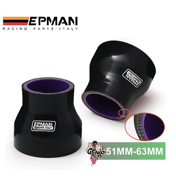 Mangote Redutor Em Silicone Reto 2,5 Polegadas 51mm-63mm