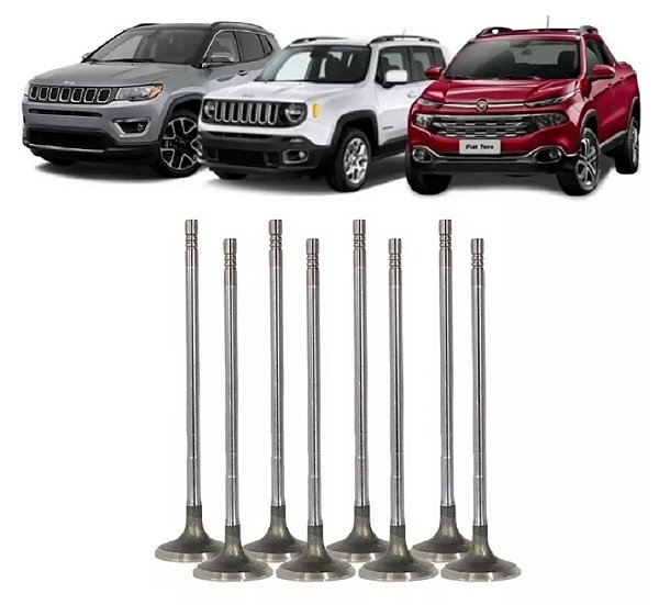 Válvulas admissão Jeep Compass Renegade Fiat Toro Diesel 55251295