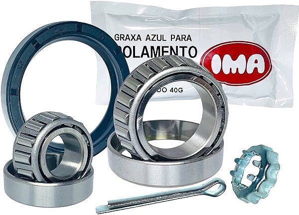 Kit rolamentos 2  rodas traseira, Saveiro gol fox celta corsa   alk4529 ima