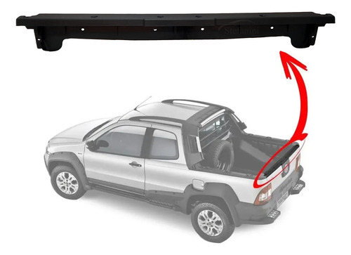 Moldura superior tampa traseira strada adventure 2009-2012 7090917