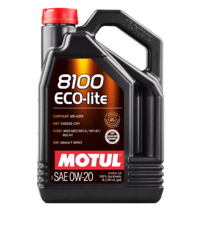 Óleo de motor Motul 8100 eco-lite sintético 0W20 Galão 4L