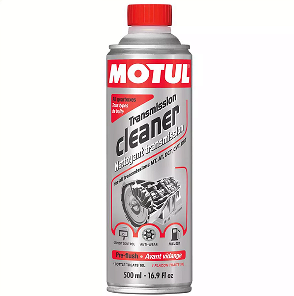 Flush cambio automático aditivo Motul transmission cleaner 500ml