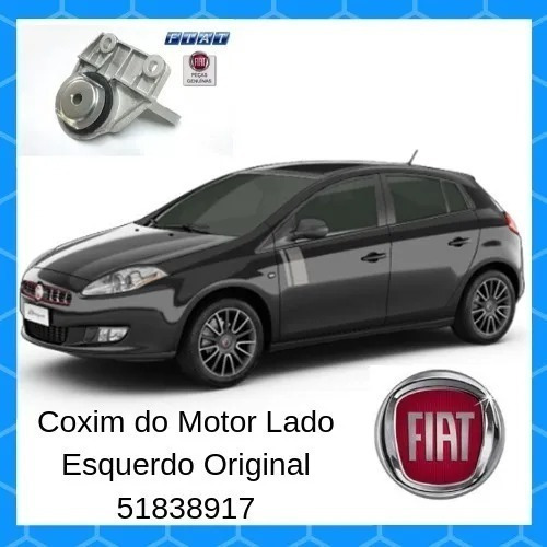 Coxim do motor esquerdo original Fiat Bravo 1.8 51838917