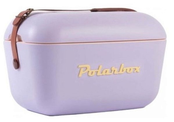 Cooler caixa termica Polarbox retrô vintage 20l portátil Cor Lilás
