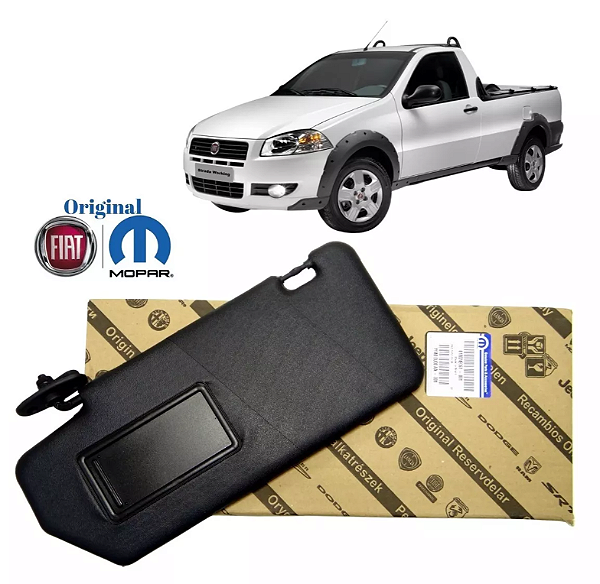 Quebra sol preto esquerdo Strada 2017 2018 2019 20 original 100249761