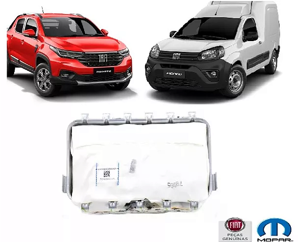 Airbag direito passageiro original Fiat Strada Fiorino 52128179