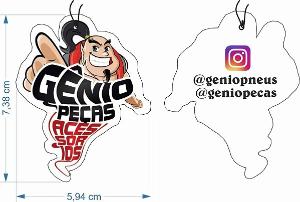 Cheirinho para carros e ambientes Geninho varias fragancias