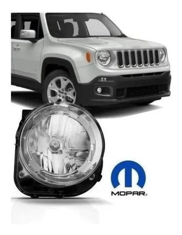 Farol Dianteiro Direito Jeep Renegade 2015 a 2020 Original 51984950