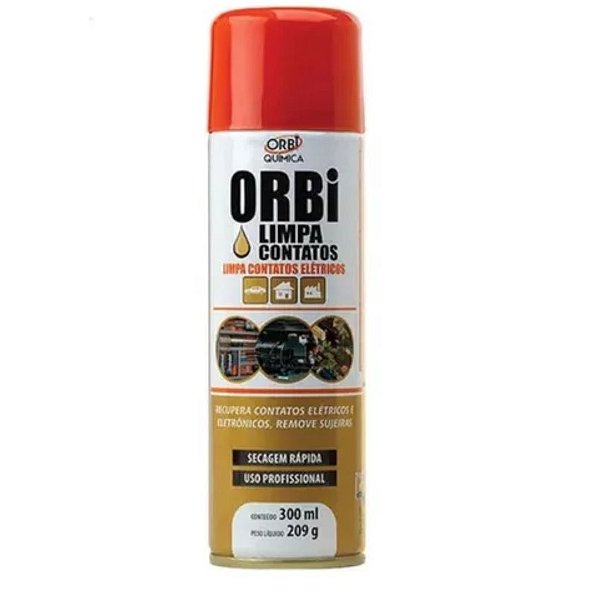 Limpa Contato Elétrico Spray Para Eletrônicos 300ml