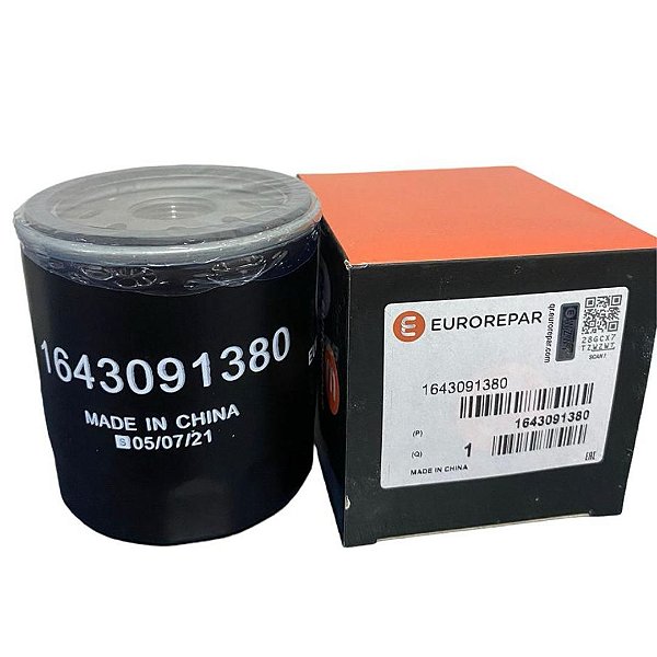 Filtro de Oleo Cruze S10 Toro Journey Freemont 1643091380