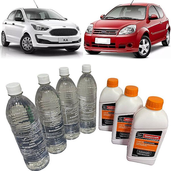 Kit Água Desmineralizada Aditivo Radiador Arrefecimento Ka