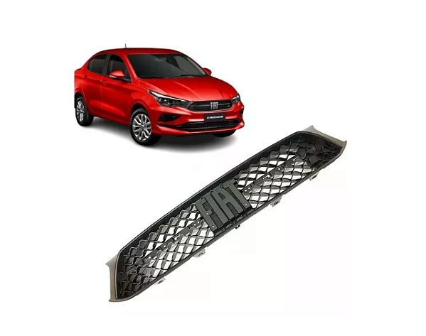 Grade do parachoque dianteiro Fiat Cronos 100265654