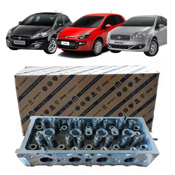 Cabeçote Motor Fiat Tjet 1.4 16v Bravo Punto Linea Original 73504492