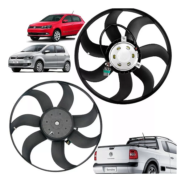 Ventoinha Radiador Vw Voyage G5 G6 1.6 2015 2016 2017 C/ar