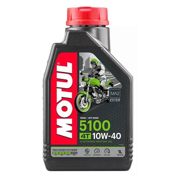 Óleo De Motor Motul 5100 4t 10w40 Semi Sintético