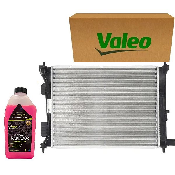 Radiador Hb20 1.0 1.6 Manua 2012 em diante Valeo + Aditivo