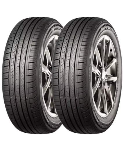 Kit de 2 pneus Nexen 195/55R16 91 (615Kg)Vw Crossfox Polo Citroen Aircross C3 Fiat Argo Palio Punto Tiida NPriz GX P