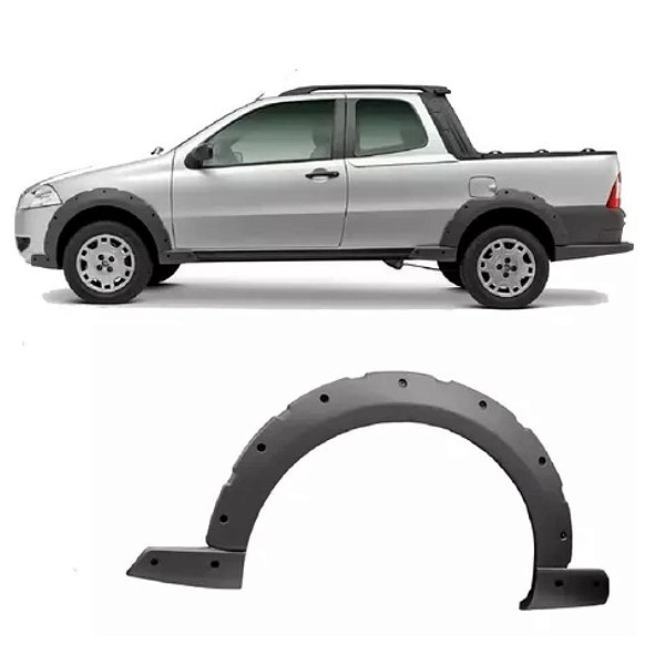 Moldura Paralama Dir. Strada Working 1.4 13/ Original Cinza 100185995